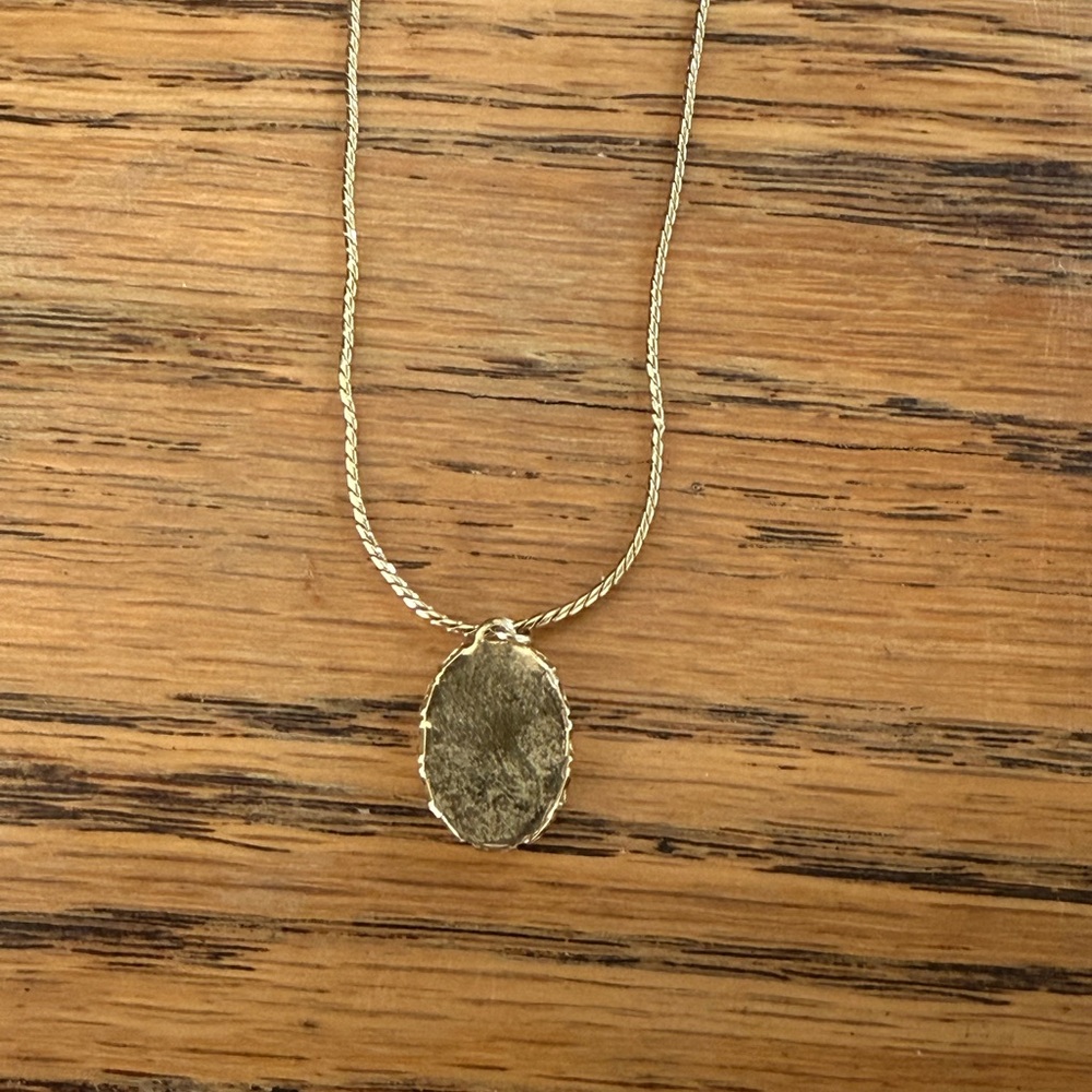 1970’s Sarah Coventry | Elegant Gold Tone Necklace Vintage Rose Pendant 16” - Picture 5 of 6